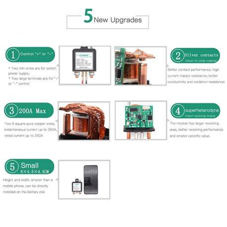 Untested : KT239 12V 200A Car Motorcycle Battery Remote Disconnect Cut / off