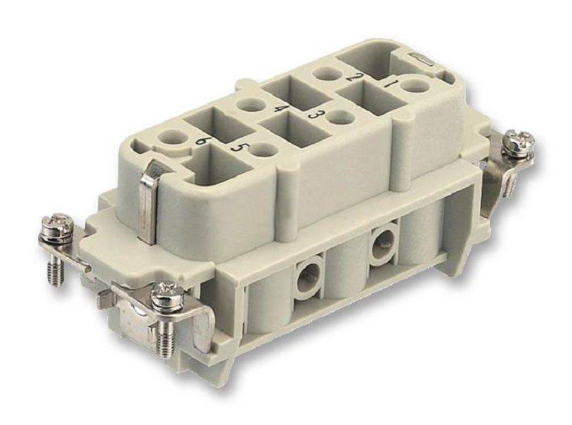Harting (0931 006 2701) Heavy Duty Connector, 7 Contacts, 16B, Receptacle
