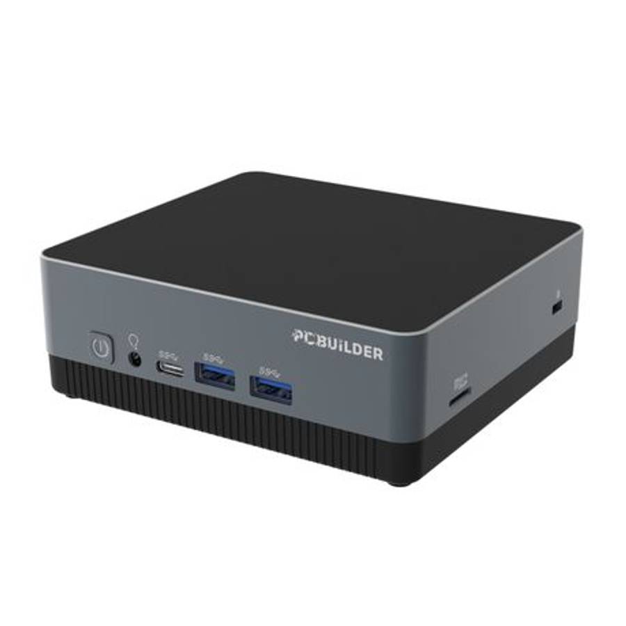 PCBuilder - Cube-N100 8GB DDR4 512GB Windows 11 Home Mini PC - PCBuilder - Cube-N100 8GB DDR4 512...