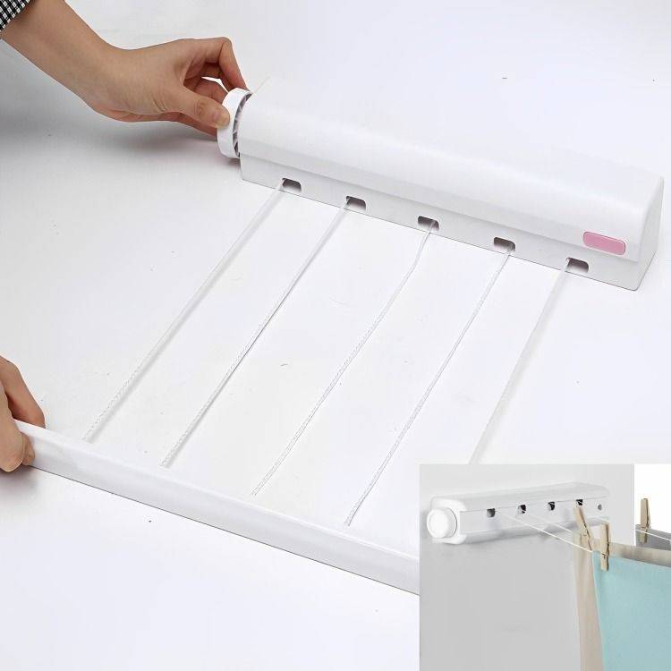 Automatic Retractable Five Lines Hanger Drying Rack Wash Line