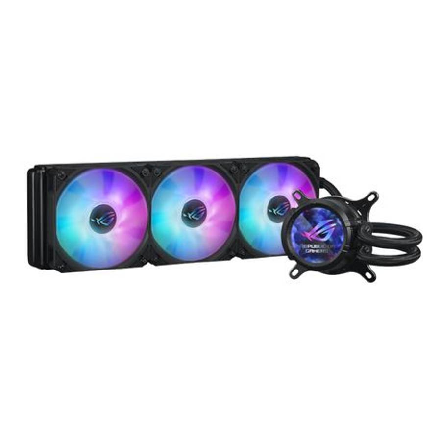 Asus - ROG Strix LC III 360 ARGB LCD All-in-one CPU Liquid Cooler - Black - Asus - ROG Strix LC I...