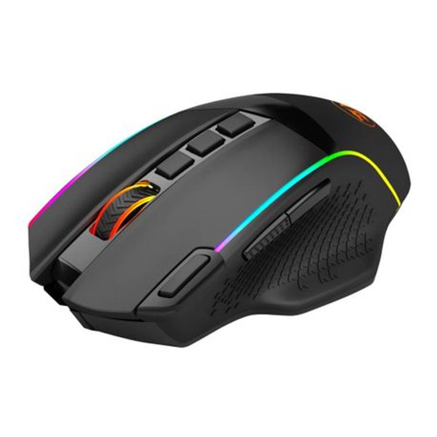 Redragon - M991 RGB PRO Enlightenment 26000 DPI Wireless Gaming Mouse - Black - Redragon - M991 R...