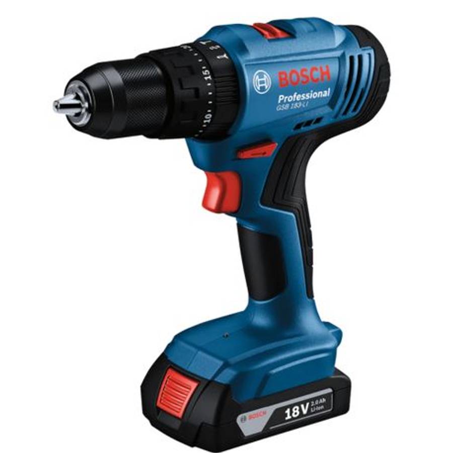 Bosch - Cordless Impact Drill / Driver GSB 183-LI with 1 Battery - Bosch - Cordless Impact Drill ...