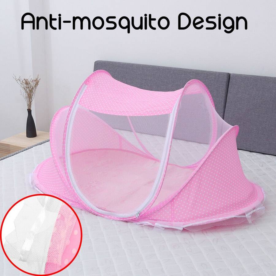Portable Folding Infant Newborn Baby Anti-Mosquito Cradle Bed Tent