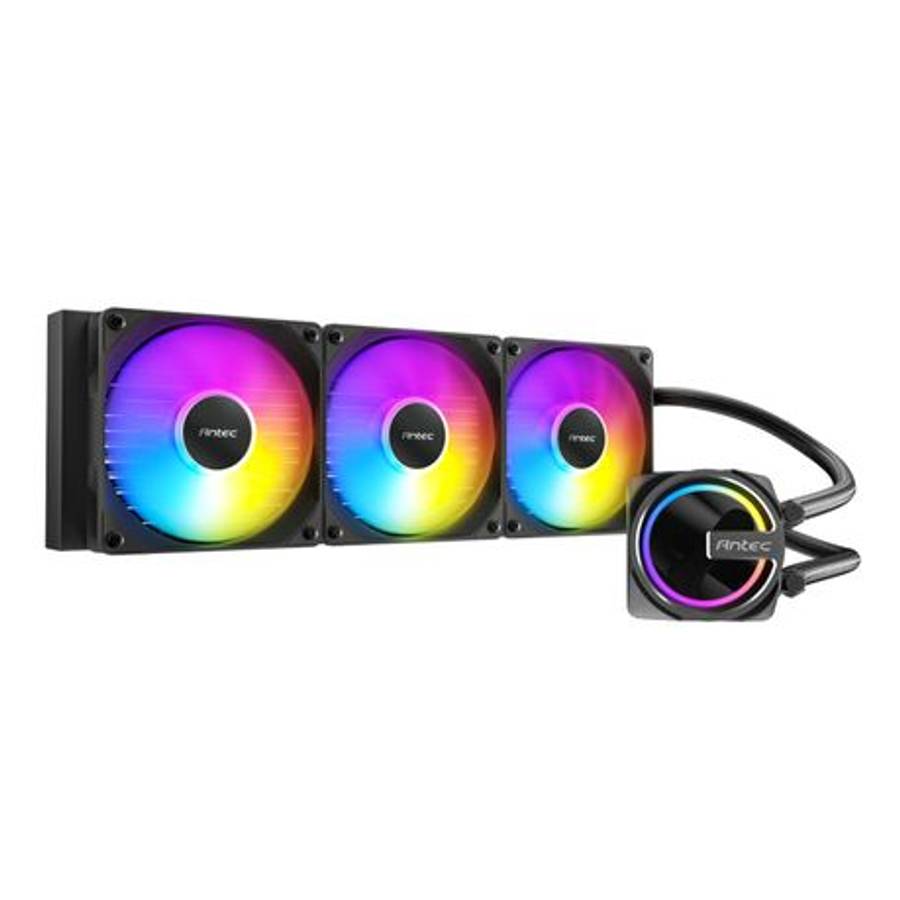 Antec - Skeleton 360 ARGB AIO CPU Liquid Cooler - Black - Antec - Skeleton 360 ARGB AIO CPU Liqui...