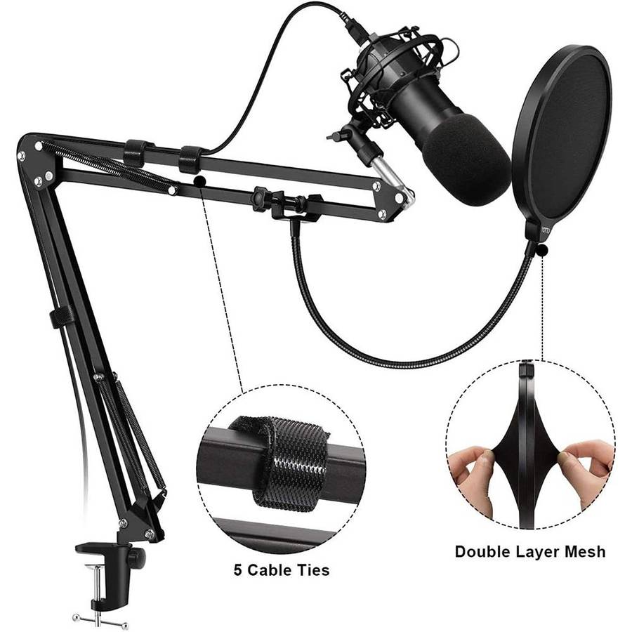 Professional Recording Microphone Stand - Complete Set