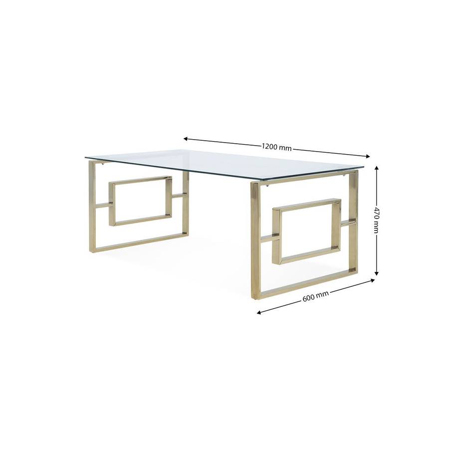 Luxe Coffee Table-Gold or Rose Gold