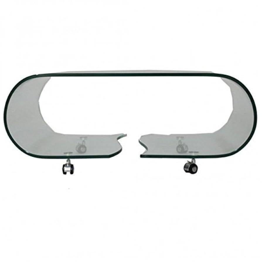 Curved Glass Coffee Table