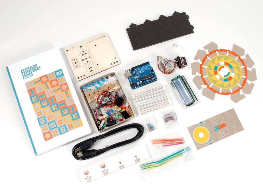 Arduino UNO K000007 Starter Kit Projects Book, Breadboard, Components Kit