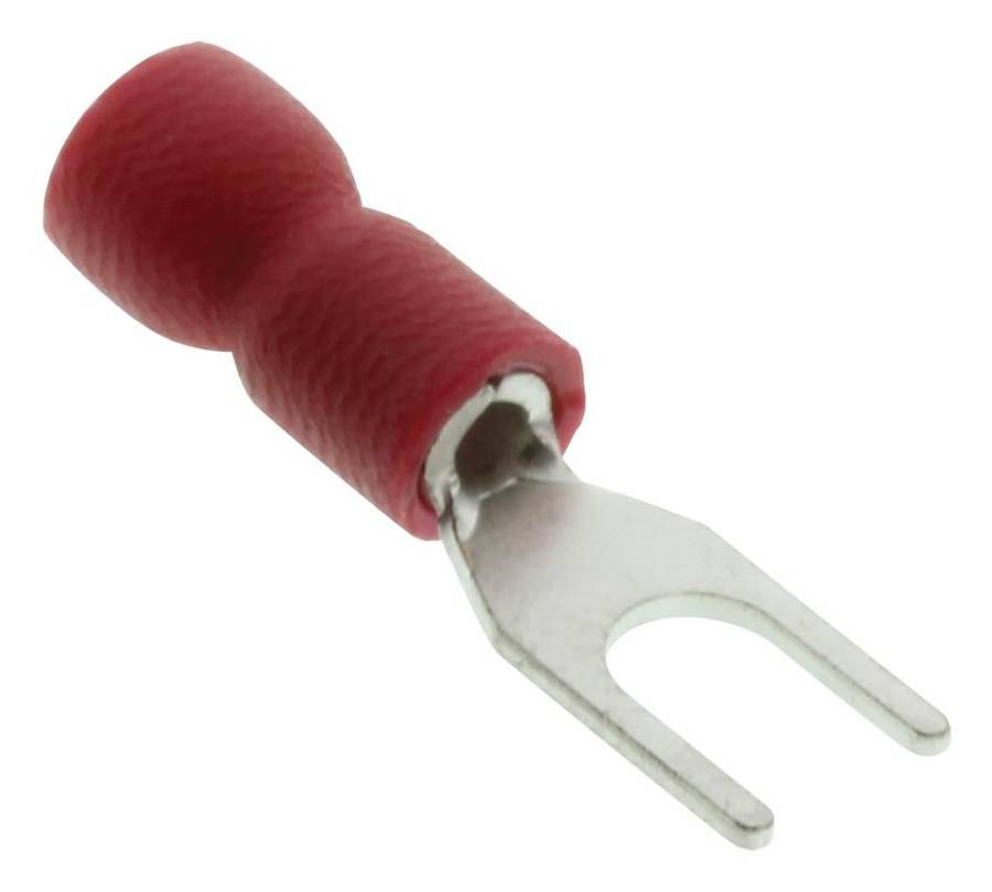 Multicomp Pro (SVES1-3.7) Fork / Spade Tongue Terminal, 22AWG to 16AWG