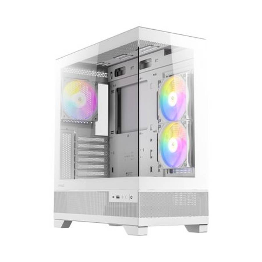 Antec - CX700 ARGB Mid-Tower Gaming Chassis - White - Antec - CX700 ARGB Mid-Tower Gaming Chassis...