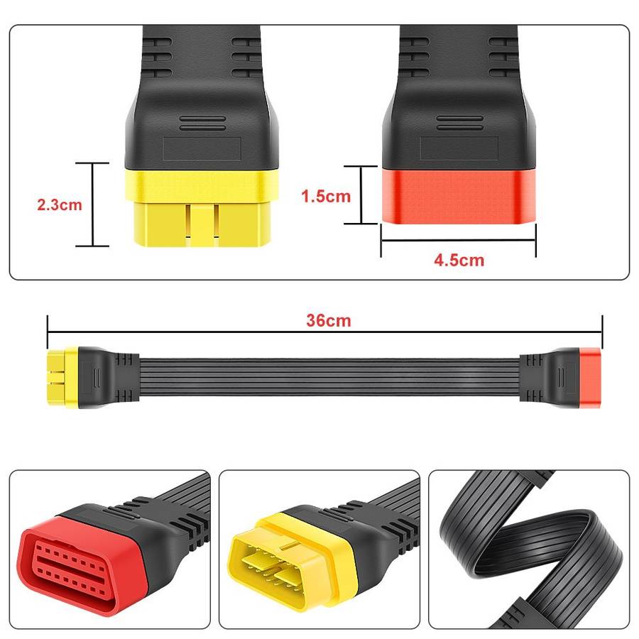 Thinkcar High Quality OBD2 Extension Cable
