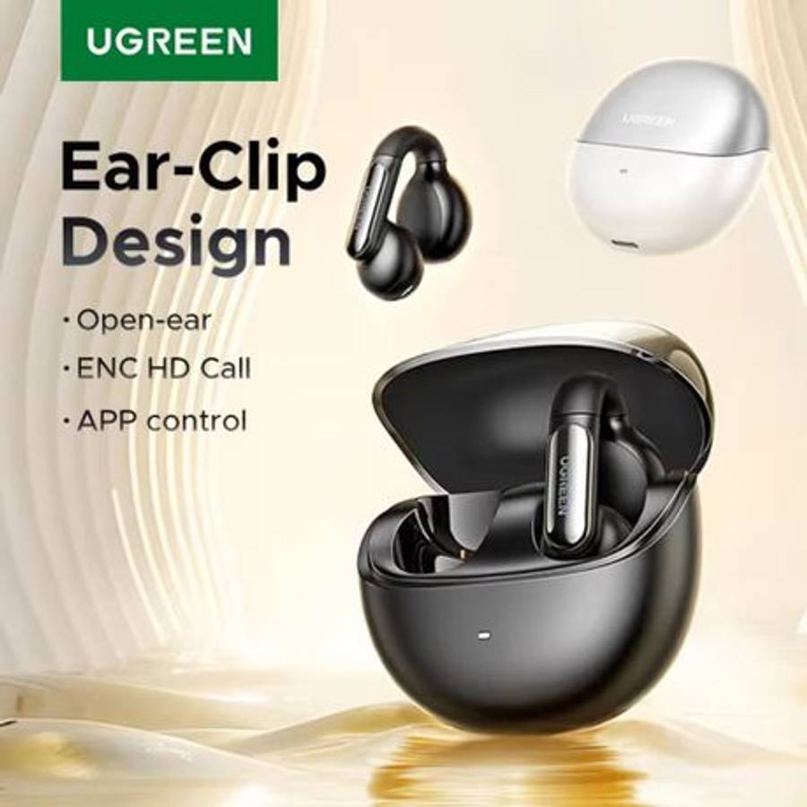 Ugreen - HiTune S5 Open-Ear TWS EarbudsBlack - Ugreen - HiTune S5 Open-Ear TWS EarbudsBlack