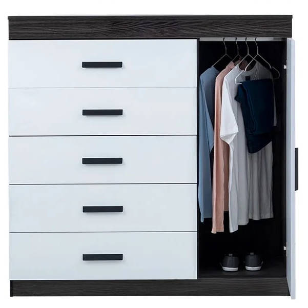 Mini Rome / Chest of drawers 5 Drawers - Brown