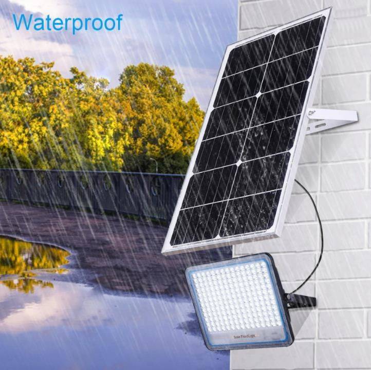 Jortan 100W Solar Flood Light Solar Light Set