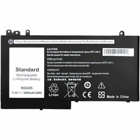 Battery for Dell Latitude E5250, E5270, E5570, E5470, M3510 (NGGX5,JY8D6)