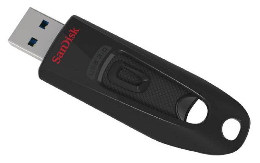 Sandisk (SDCZ48-016G-U46) Flash Drive, USB, 16 GB, USB 3.0, Black