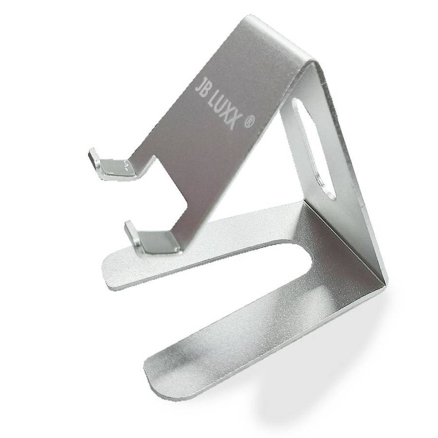 Desktop Stand For Mobile Phones, Tablets -  Silver (DISPLAY MODEL)