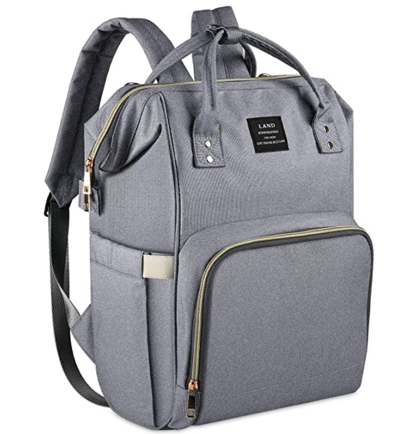 Baby Changing Diaper Storage Bag - Grey