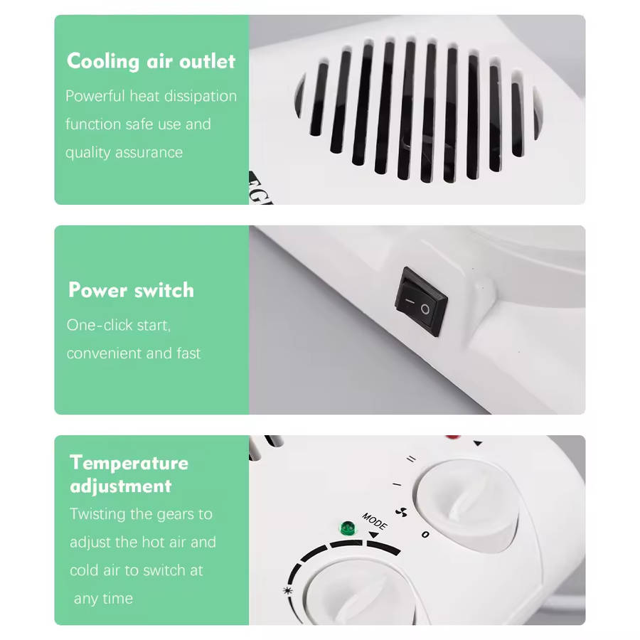 2000W RAF FAN Heater. Hot or Cold Function.