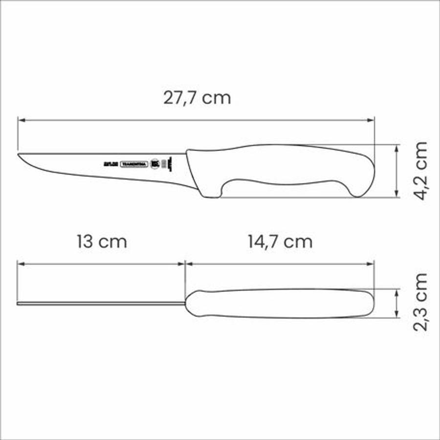 Tramontina - 5" (13cm) Professional Boning Knife with Polypropylene Handle - Tramontina - 5" (13c...