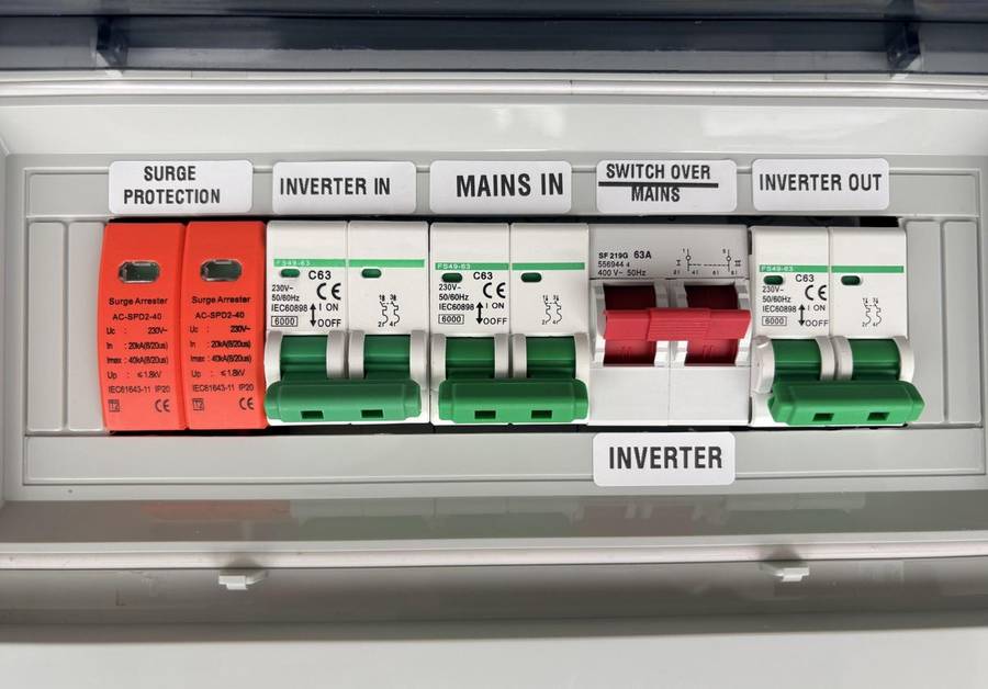 Solar AC Switch Over Distribution Box - Generic