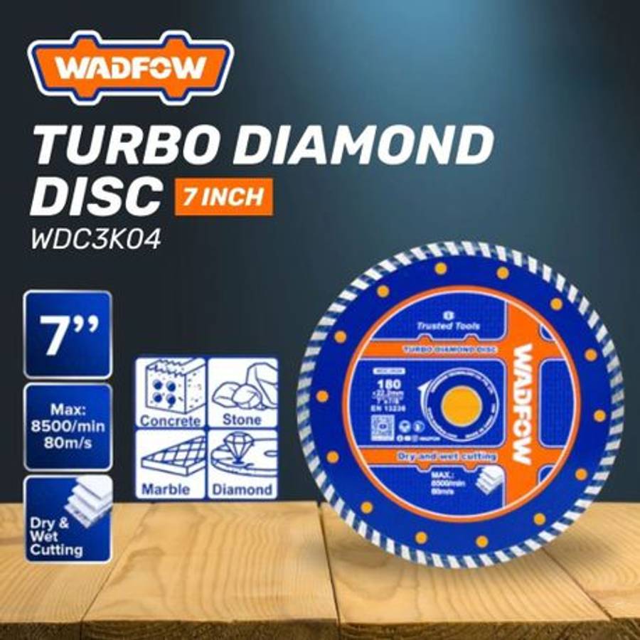 Wadfow - Diamond Turbo Disc 180mm - Wadfow - Diamond Turbo Disc 180mm