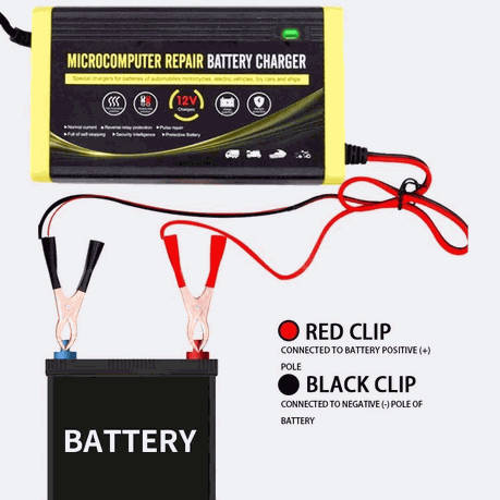 12V 7A Lead Acid Microcomputer Repair Battery Charger for Car/Motorcycle