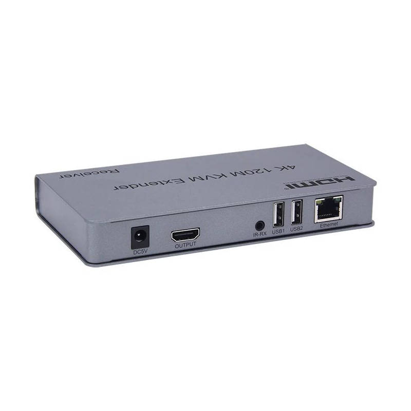 4K 120M KVM HDMI Extender with IR Control HDMI loop & HDMI audio
