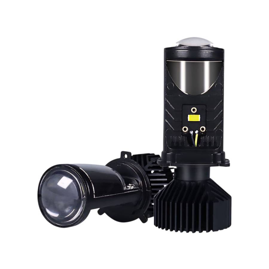 H4 14000LM 70W Mini Lens LED Projector Headlight Bulbs -CSP Chip, Pack of 2