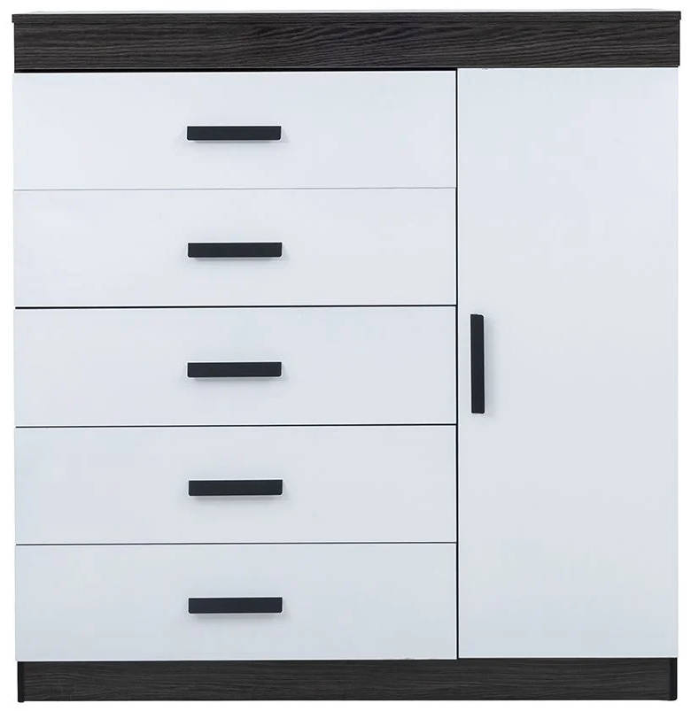 Mini Rome / Chest of drawers 5 Drawers - Brown