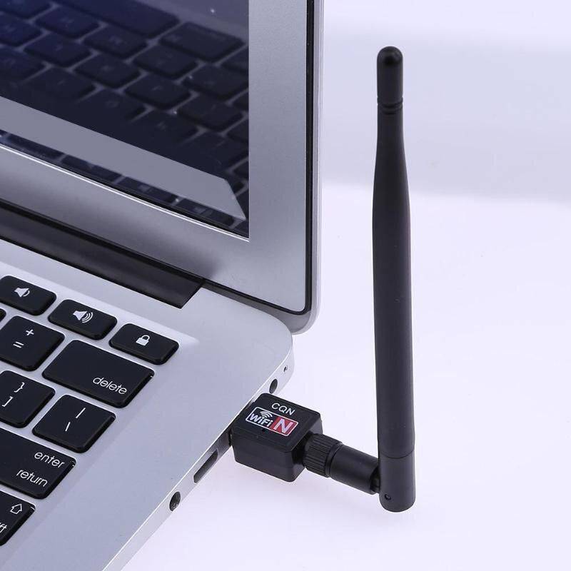 Wi-Fi Adapter 300Mbps Antenna PC Laptop USB Wi-Fi Receiver