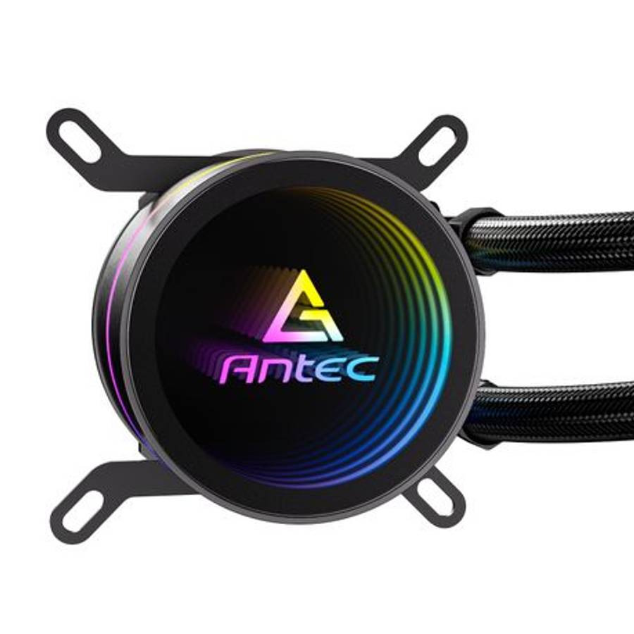 Antec - Luna 360 ARGB CPU Liquid Cooler - Black - Antec - Luna 360 ARGB CPU Liquid Cooler - Black