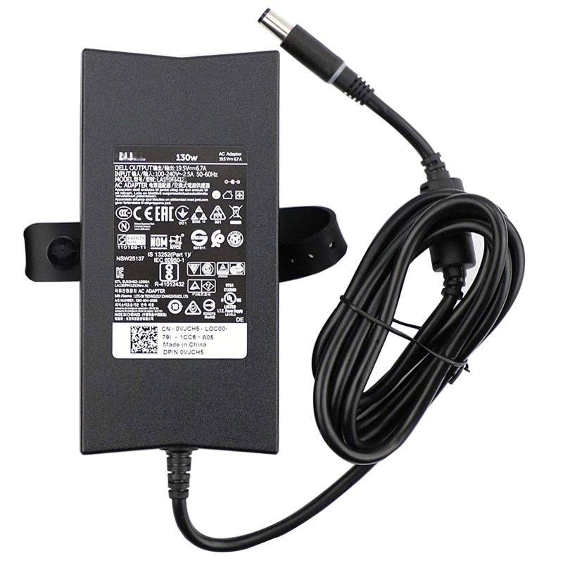 Dell 130W 19.5V 6.7A Big Pin Laptop Charger with SA Power Cable