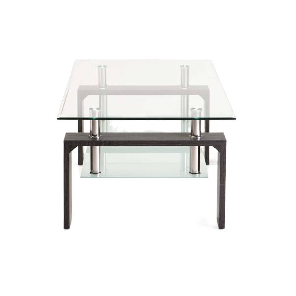 Glass Rectangular Coffee Table-Grey or Oak