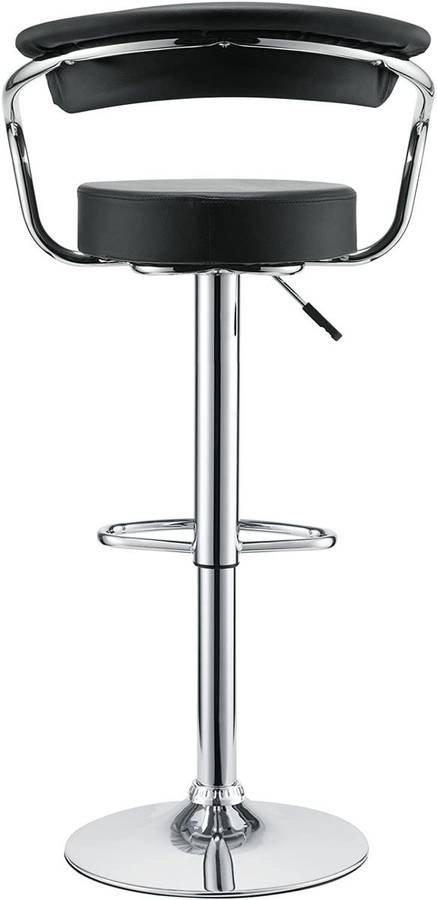 Chrome Base Bar Stools - Set of 2