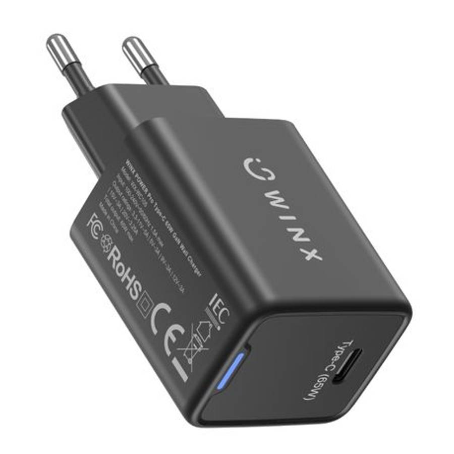 WINX - Power Pro Type-C 65W GaN Wall Charger - WINX - Power Pro Type-C 65W GaN Wall Charger
