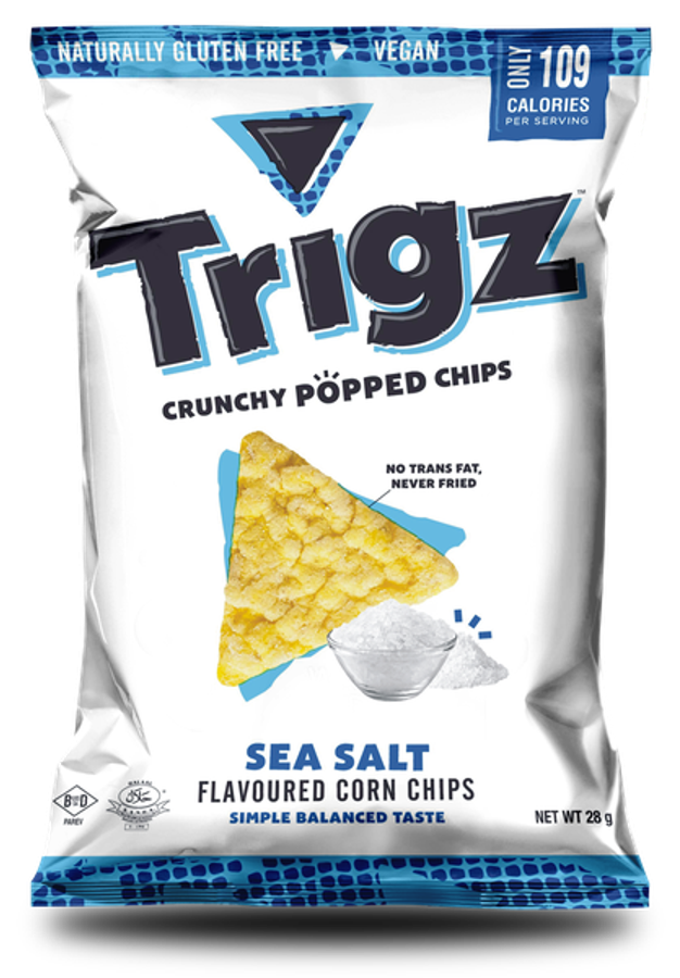 Trigz Crunchy Popped Chips - Mixed Bag (40 x 28g)