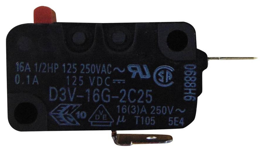 Omron (D3V-16G-2C25) Microswitch, Miniature, Pin Plunger