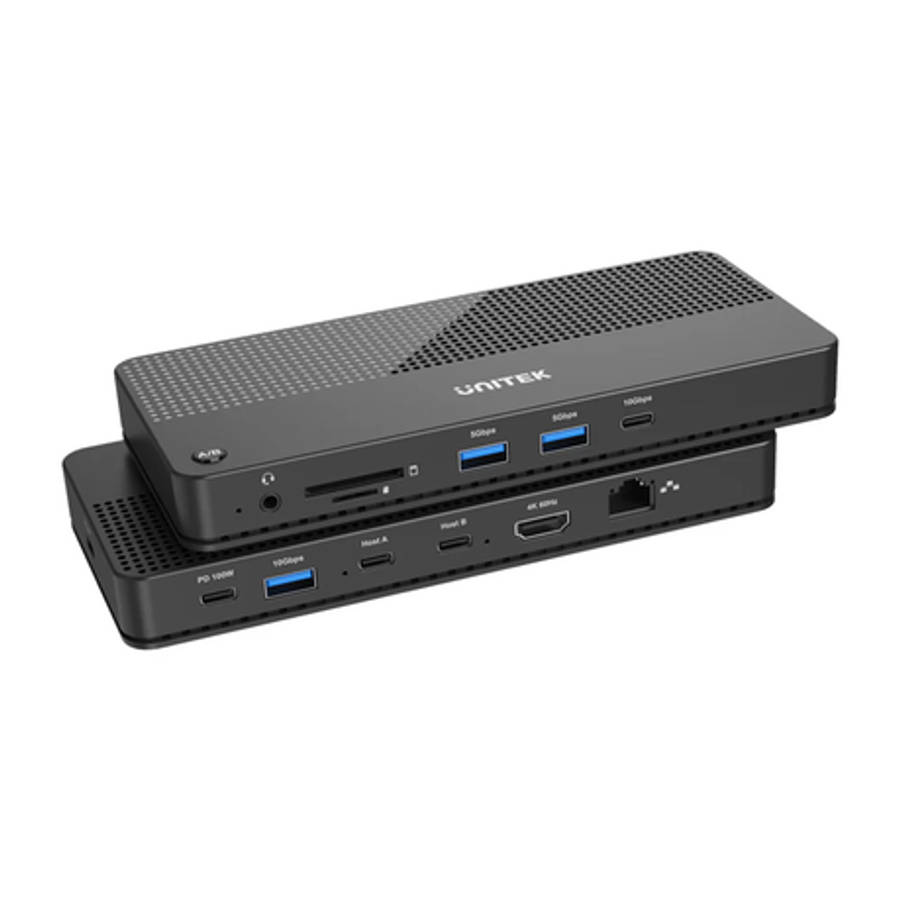 Unitek - D1077a | Usb Type-C 4k KVM Port Replicator with 100w Power Delivery - Unitek - D1077a | ...
