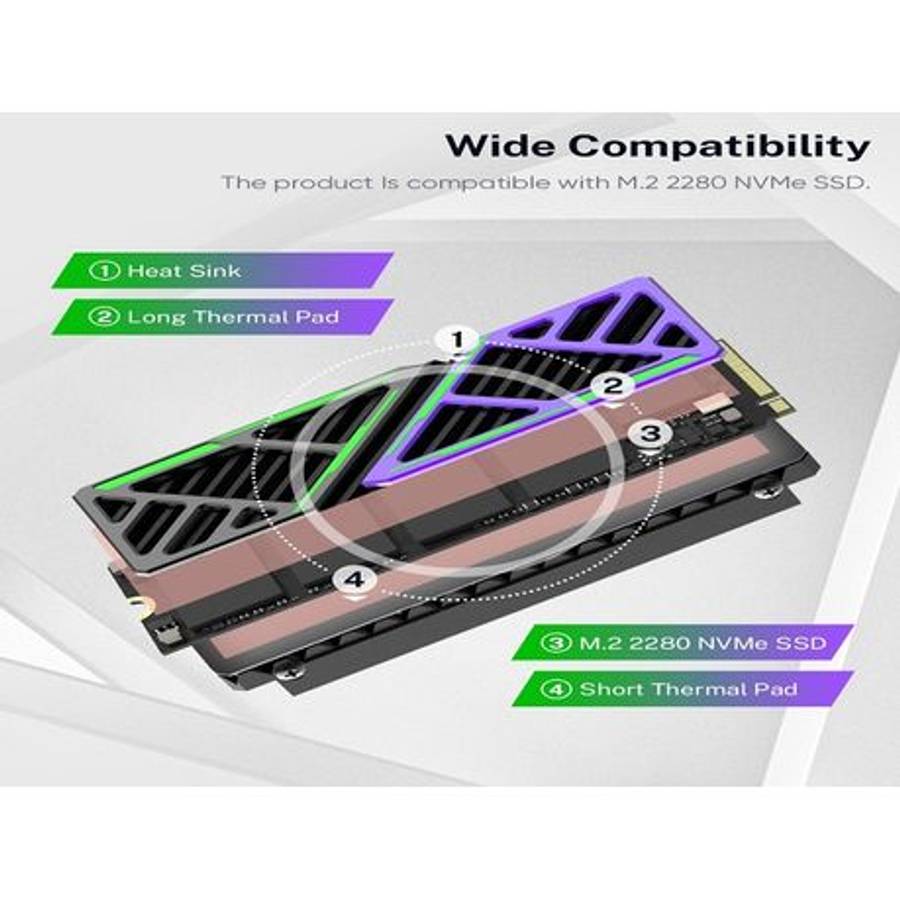Hiksemi - M.2 SSD Cooler Heatsink MH1 - Hiksemi - M.2 SSD Cooler Heatsink MH1