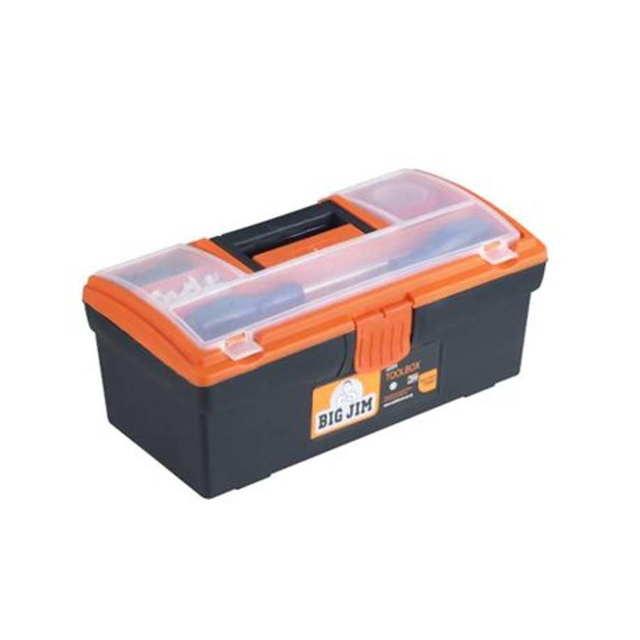 Toolbox Standard 32cm (Orange Organiser Lid) - Toolbox Standard 32cm (Orange Organiser Lid)
