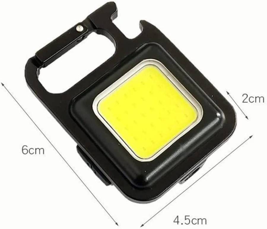 2 Pieces Small Portable Keyring LED Work Light 500 Lumen