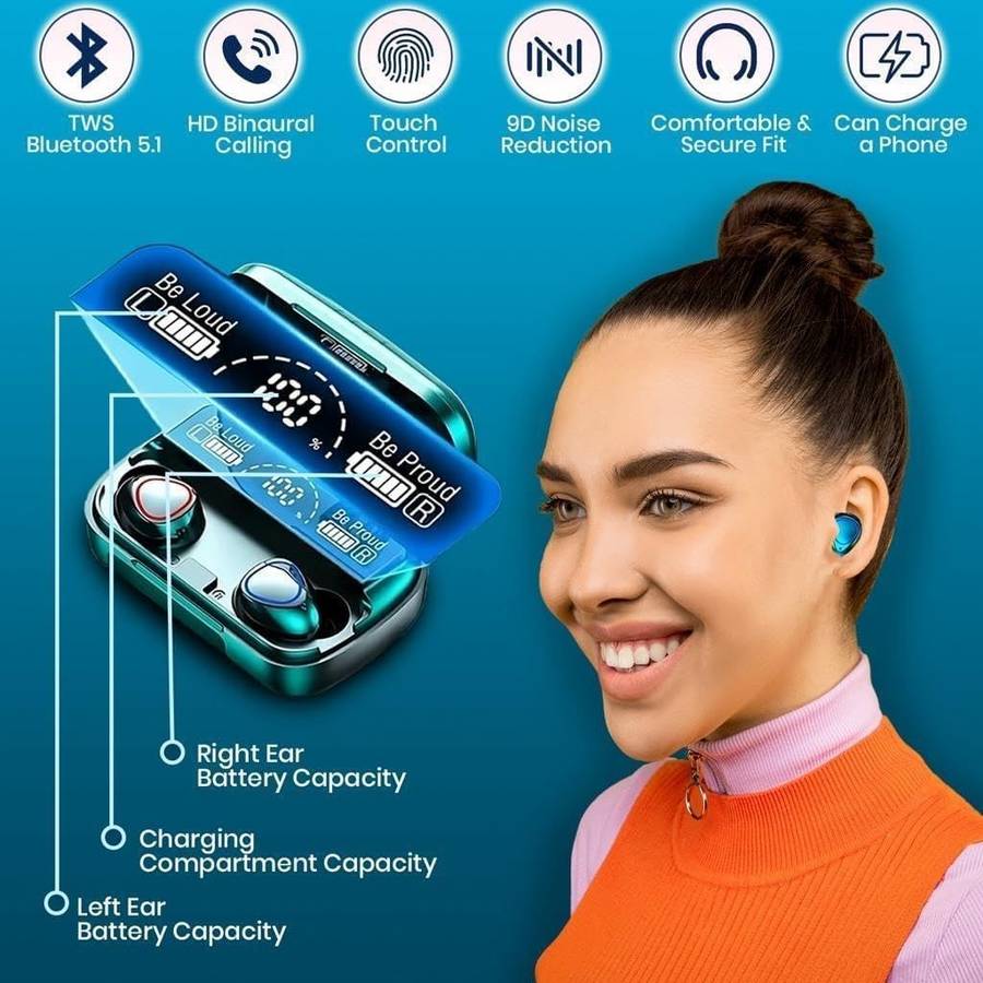 M10 Bluetooth Wireless Earbuds