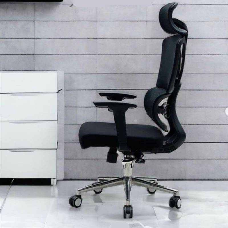 High Back Mesh Adjustable Height Swivel Office Chair With Headrest A2308