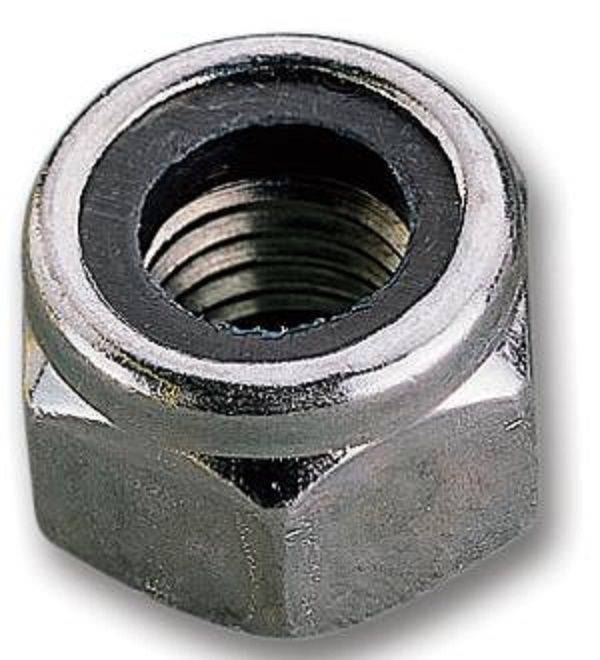 TR Fastenings (M8-N5ST-Z50-)Self-LockingNut, Nyloc, Steel