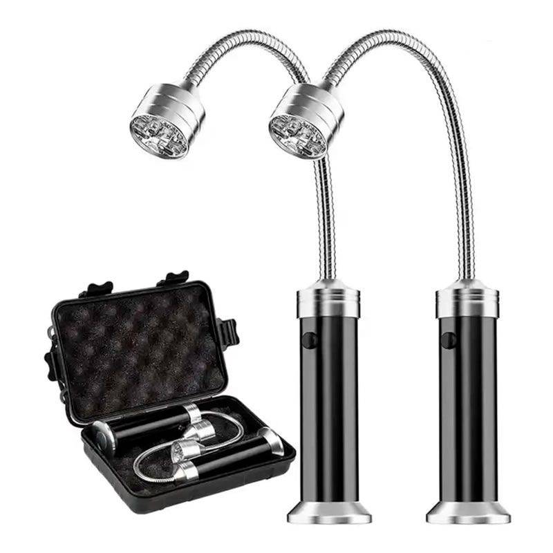 2-Piece 9-LED Flexible Magnetic Grill/BBQ Magnetic Light