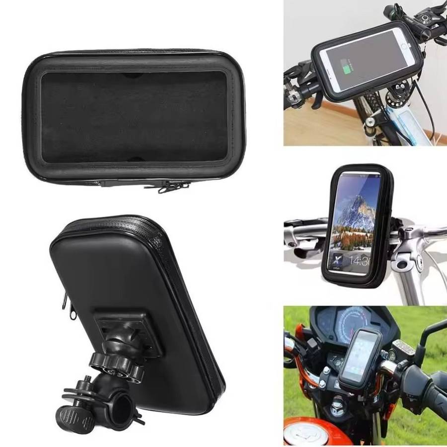 Waterproof Motorcycle Phone Holder- Universal Bike Mount with 360 Rotation