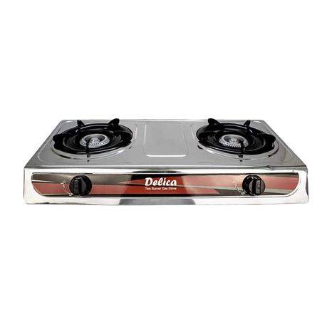 Two Burner Gas Stove with Auto Ignition, Pan Support & Accessories Set (PLEASE READ DESCRIPTION)