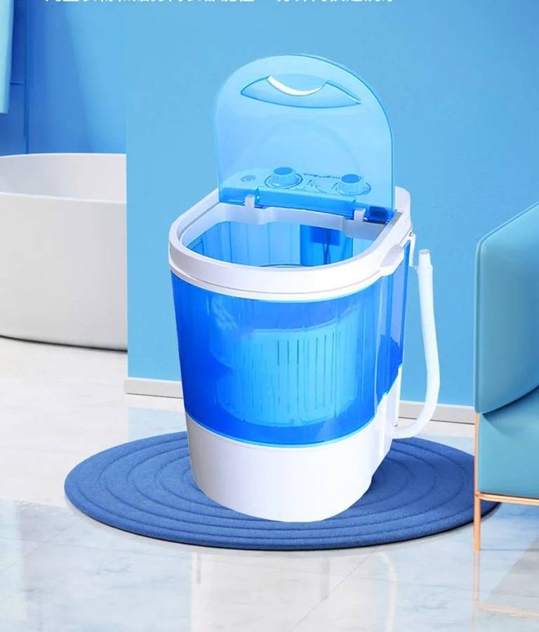 Blue Light Cleaning Mini Washing Machine
